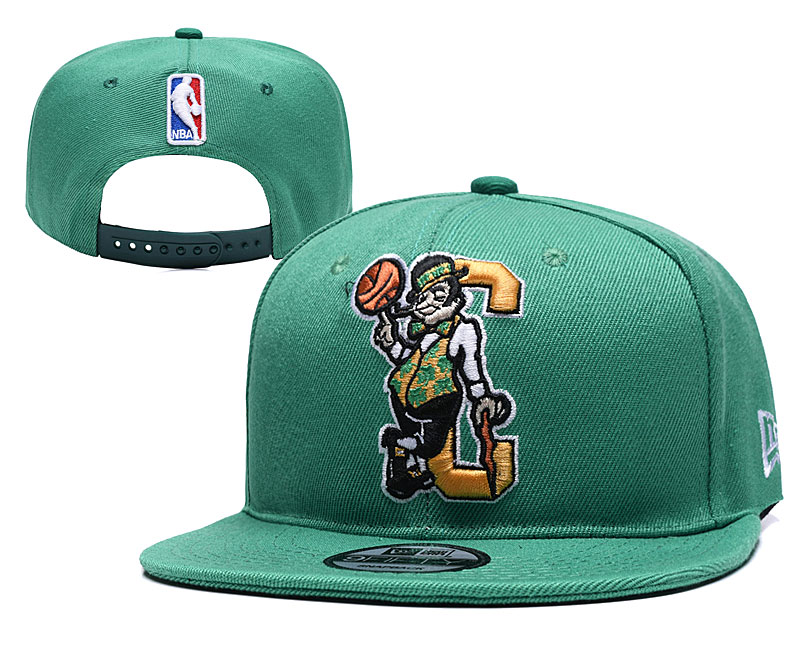 NBA Boston Celtics Fresh Logo Green Adjustable Hat