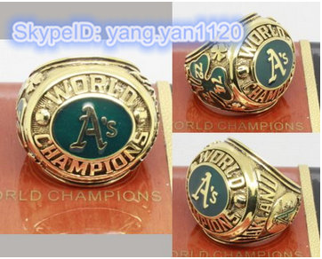 1974 Baseball Championship Rings Oakland Athletics World Series Ring