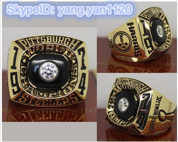1974 NFL Super Bowl IX Pittsburgh Steelers Championship Ring