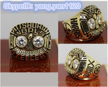 1975 NFL Super Bowl X Pittsburgh Steelers Championship Ring