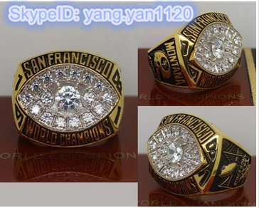 1981 NFL Super Bowl XVI San Francisco 49ers Championship Ring