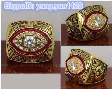 1982 NFL Super Bowl XVII Washington Redskins Championship Ring