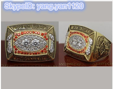 1987 NFL Super Bowl XXII Washington Redskins Championship Ring