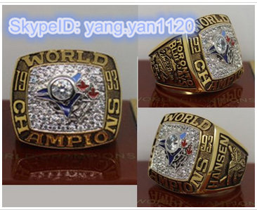 1993 Baseball Championship Rings Toronto Blue Jays World Series Ring