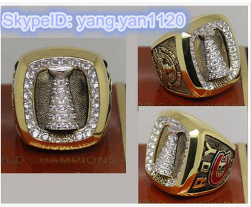 1993 NHL Championship Rings Montreal Canadiens Stanley Cup Ring