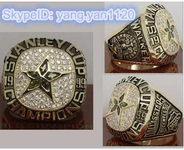 1999 NHL Championship Rings Dallas Stars Stanley Cup Ring