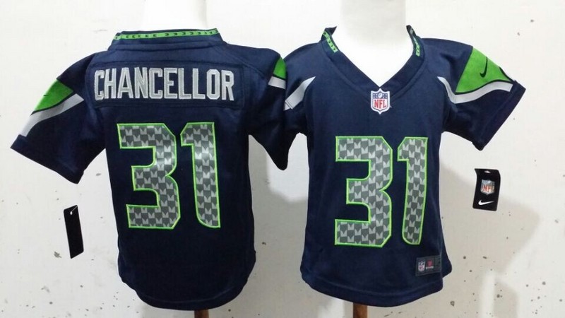 2-6 Years Old Kids Kam Chancellor Seattle Seahawks #31 Pacific Blue Nike Jersey 2-6 Years Old Kids Kam Chancellor Seattle Seahawks #31 Pacific Blue Nike Jersey