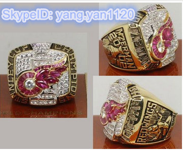 2002 NHL Championship Rings Detroit Red Wings Stanley Cup Ring