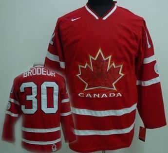 Ice  2010 OLYMPIC Team Canada 30 Brodeur white