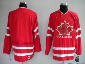 Ice  2010 OLYMPIC Team Canada blank red jersey