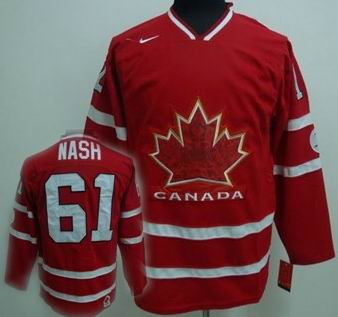 Ice  2010 OLYMPIC Team Canada 61 NASH red jersey