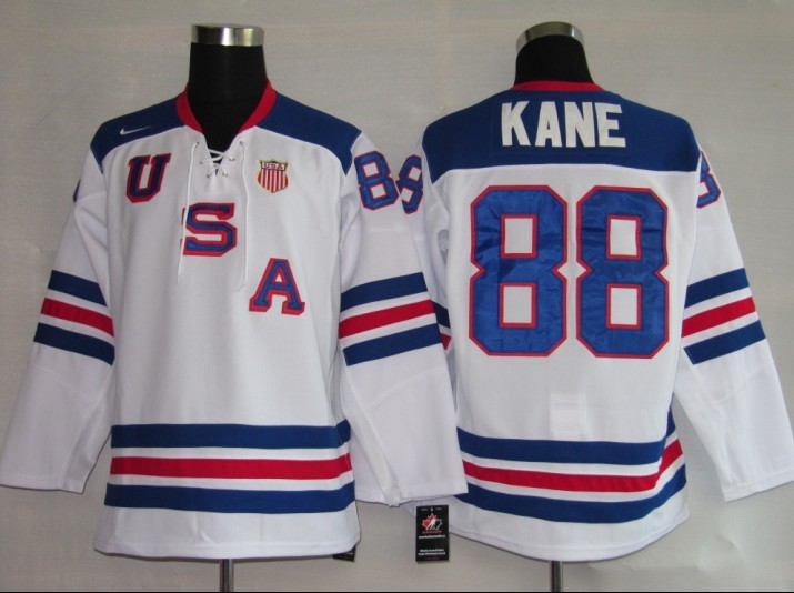 NHL Jerseys USA 88# white (2010 Olympic)