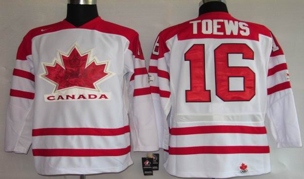 NHL Jerseys TEAM CANADA 16# Toews white 9Olympic) NHL Jerseys TEAM CANADA 16# Toews white 9Olympic)