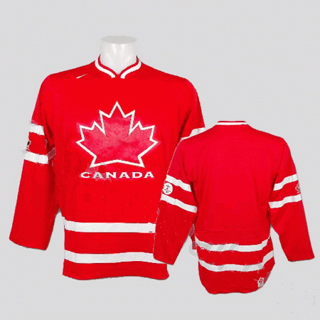 Team Canada 2010 Olympic Stitched Replithentic Red blank Jersey Team Canada 2010 Olympic Stitched Replithentic Red blank Jersey
