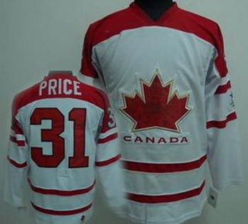 Ice 2010 OLYMPIC Team Canada 31 PRICE white jersey Ice 2010 OLYMPIC Team Canada 31 PRICE white jersey