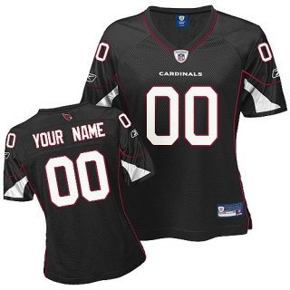 Arizona Cardinals Women Customized Black Jersey Arizona Cardinals Women Customized Black Jersey