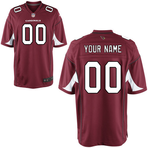 Men's Nike Arizona Cardinals Customized Game Team Color Jerseys (S-4XL)