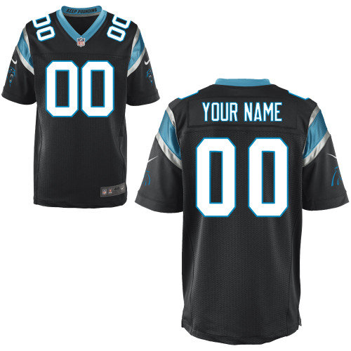 Men's Nike Carolina Panthers Customized Elite Team Color Jerseys