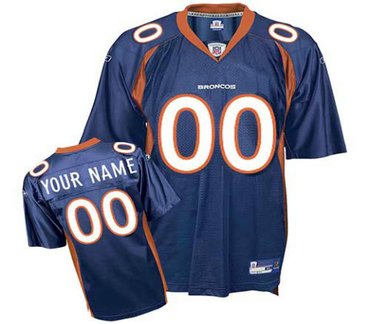 Denver Broncos Customized Replica Team Color Jerseys