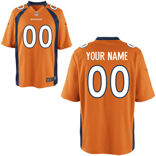 Men's Nike Denver Broncos Customized Game Team Color Jerseys (S-4XL)