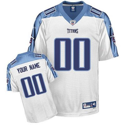 Customized Tennessee Titans Jersey Eqt White Football Jersey