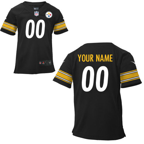 Nike Pittsburgh Steelers Boys (4-7) Customized Game Team Color Jerseys