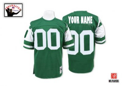 Customized New York Jets Jersey Throwback Green Football Jerseys
