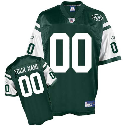 New York Jets Customized Replica Team Color Jersey