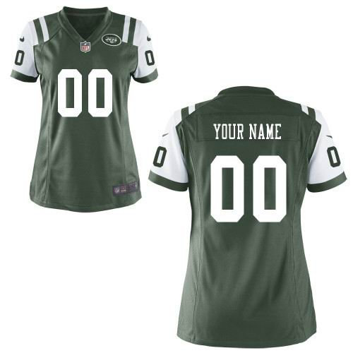 Women's Nike New York Jets Customized Game Team green Jerseys Women's Nike New York Jets Customized Game Team green Jerseys