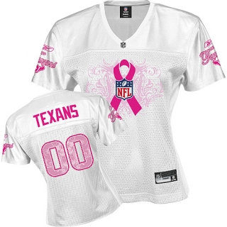 Houston Texans Women 2010 Breast Cancer Awareness Fashion Jersey