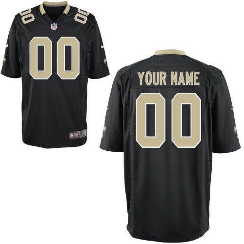 Men's Nike New Orleans Saints Customized Game Team Color Jerseys (S-4XL)