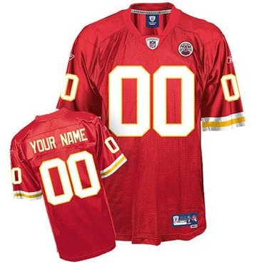 Customized Kansas City Chiefs Jersey Eqt Red Team Color Football Jerseys