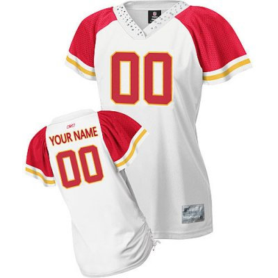 Customized Kansas City Chiefs Jersey Women Field Flirt Fashion Football Jersey