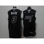 miami heat #3 wade black full black