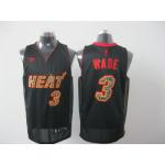 miami heat #3 wade black
