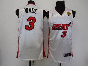 miami heat 3 wade white 2011 Finals