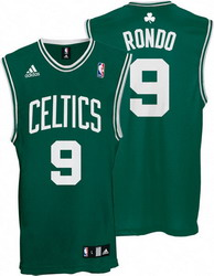 Boston Celtics Rajon Rondo 9 green Boston Celtics Rajon Rondo 9 green