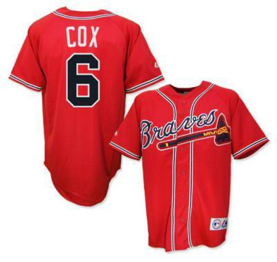 Atlanta Braves 6 Bobby Cox jerseys red Atlanta Braves 6 Bobby Cox jerseys red