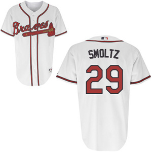 jerseys Atlanta Braves 29 John Smoltz Home
