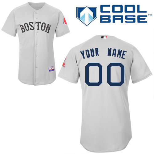Boston Red Sox Personalized custom Grey Jersey Boston Red Sox Personalized custom Grey Jersey