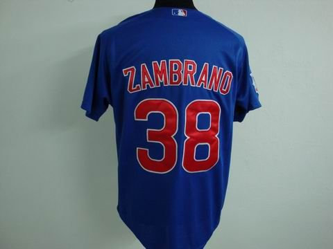 Chicago Cubs 38 blue Zambrono throwback jerseys Chicago Cubs 38 blue Zambrono throwback jerseys