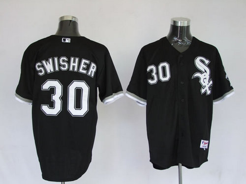 MLB Jerseys Chicago White Sox 30 Swisher Black MLB Jerseys Chicago White Sox 30 Swisher Black