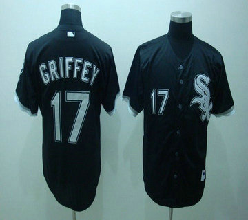 Chicago White Sox 17# Griffey black jerseys Chicago White Sox 17# Griffey black jerseys