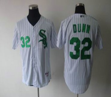 Chicago White Sox 32 Adam Dunn jerseys white green Chicago White Sox 32 Adam Dunn jerseys white green