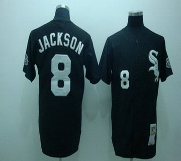 Chicago White Sox 8 jackson black jerseys mitchell and ness Chicago White Sox 8 jackson black jerseys mitchell and ness