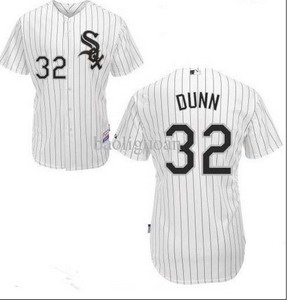Chicago White Sox Jersey 32 DUNN White Jersey Chicago White Sox Jersey 32 DUNN White Jersey