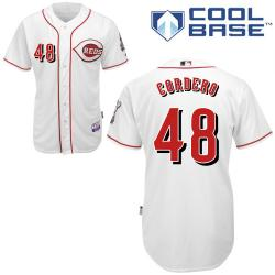 MLB Cincinnati Reds 48# Cordero white cool base jerseys MLB Cincinnati Reds 48# Cordero white cool base jerseys