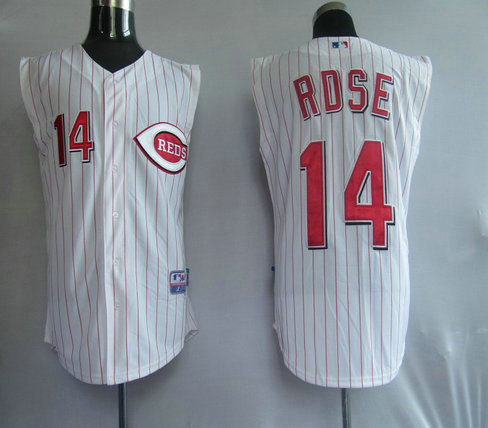 MLB Jerseys Cincinnati Reds 14# Rose White MLB Jerseys Cincinnati Reds 14# Rose White