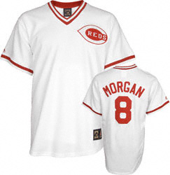 Cincinnati Reds 8 white MORGAN