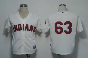 Cleveland Indians 63 Masterson Cream Cool Base